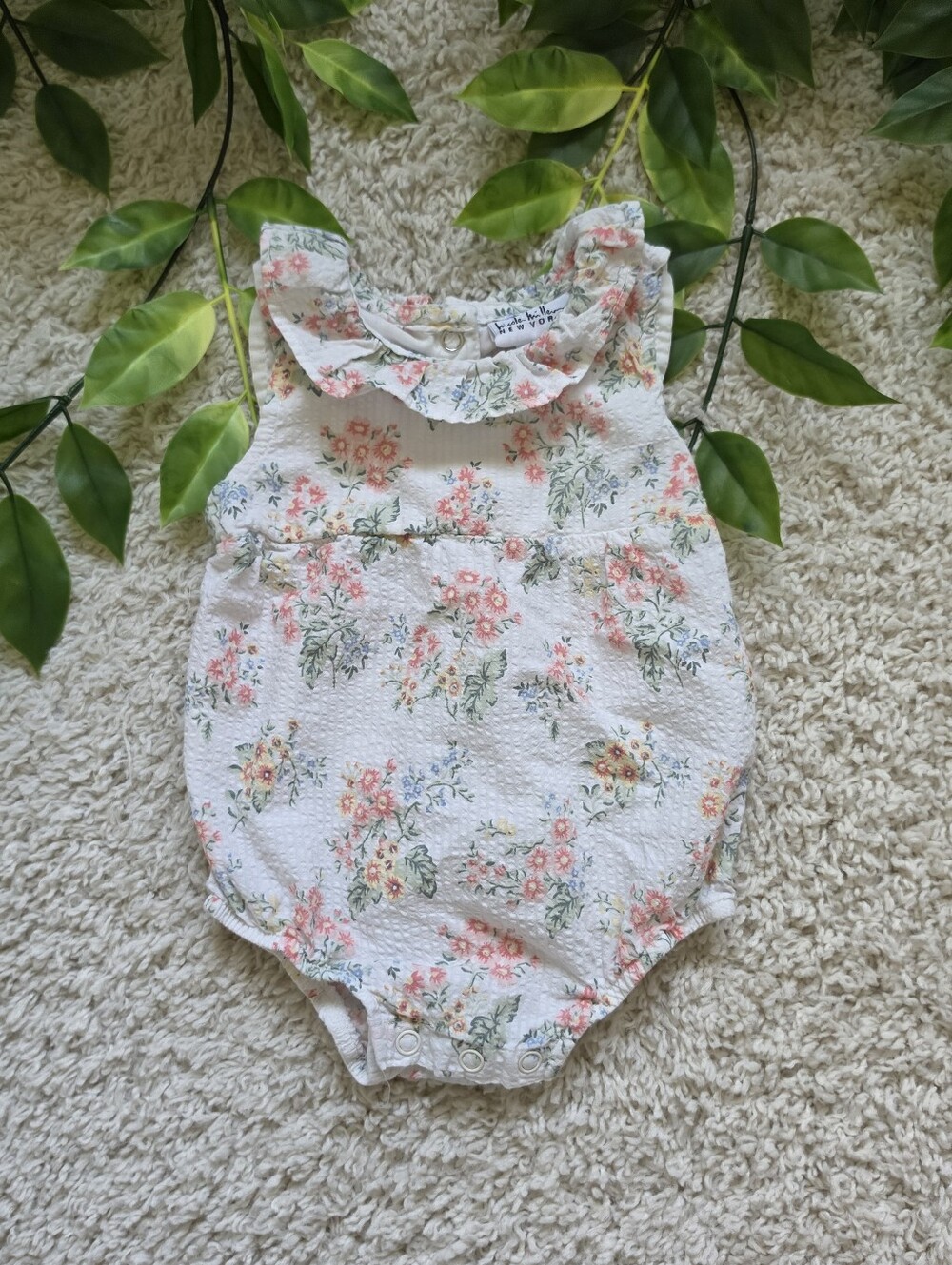 Baby Girl Floral Romper (6-9 Months)